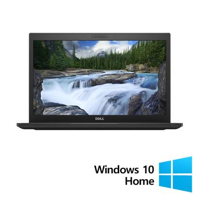 Laptop Refurbished DELL Latitude 7490, Intel Core i5-8350U 1.70 - 3.60GHz, 8GB DDR4, 256GB, 14 Inch Full HD LED, Webcam + Windows 10 Home NewTechnology Media