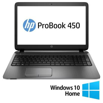 Laptop Refurbished HP ProBook 450 G3, Intel Core i3-6100U 2.30GHz, 8GB DDR3, 256GB SSD, DVD-RW, 15.6 Inch, Tastatura Numerica, Webcam + Windows 10 Home NewTechnology Media