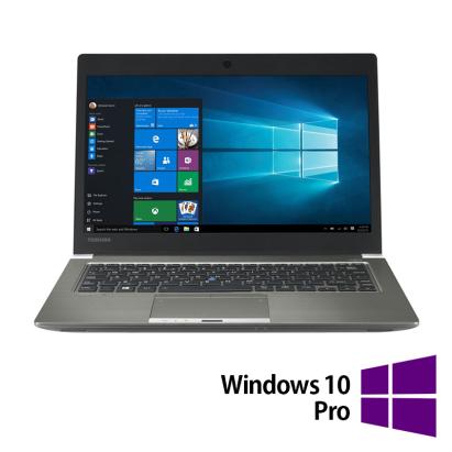 Laptop Refurbished Toshiba Portege Z30t-C-145, Intel Core i7-6500U 2.50GHz, 8GB DDR3, 256GB SSD, 13.3 Inch Full HD TouchScreen, Webcam + Windows 10 Pro NewTechnology Media