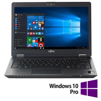 Laptop Refurbished Fujitsu LifeBook U728, Intel Core i5-8250U 1.60-3.40GHz, 8GB DDR4, 256GB SSD, 12.5 Inch Full HD, Webcam + Windows 10 Pro NewTechnology Media