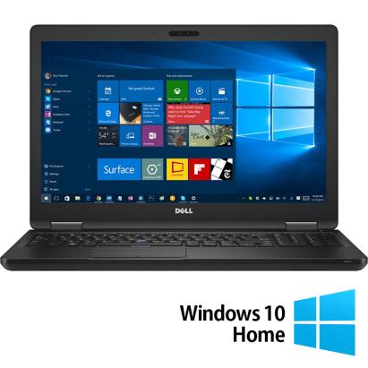 Laptop Refurbished Dell Latitude 5580, Intel Core i5-7200U 2.50GHz, 8GB DDR4, 256GB SSD, 15.6 Inch Full HD, Tastatura Numerica + Windows 10 Home NewTechnology Media