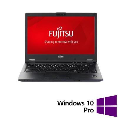 Laptop Refurbished Fujitsu Lifebook E548, Intel Core i5-8250U 1.60 - 3.40GHz, 8GB DDR4, 256GB SSD, 14 Inch Full HD, Webcam + Windows 10 Pro NewTechnology Media