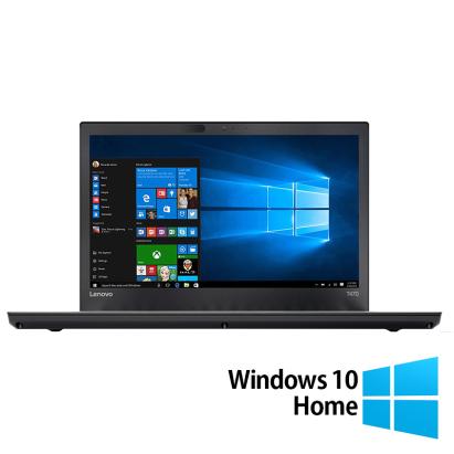 Laptop Refurbished LENOVO ThinkPad T470, Intel Core i5-6300U 2.40 - 3.00GHz, 8GB DDR4, 256GB SSD, 14 Inch HD, Webcam + Windows 10 Home NewTechnology Media