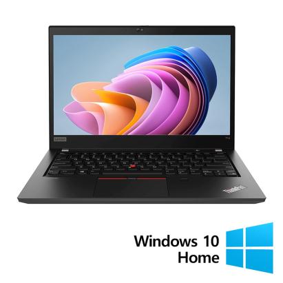 Laptop Refurbished LENOVO ThinkPad T14, Intel Core i7-10610U 1.80-4.90GHz, 32GB DDR4, 512GB SSD, 14 Inch Full HD, Webcam + Windows 10 Home NewTechnology Media