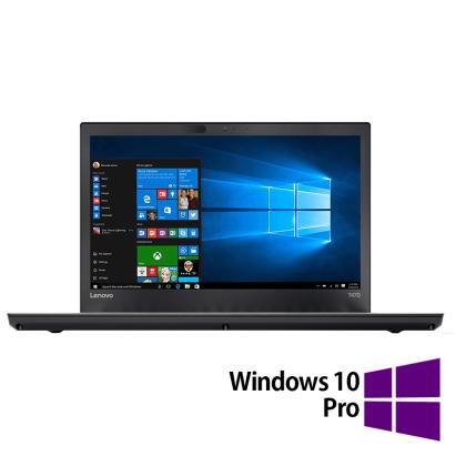 Laptop Refurbished LENOVO ThinkPad T470, Intel Core i5-6300U 2.40 - 3.00GHz, 8GB DDR4, 256GB SSD, 14 Inch HD, Webcam + Windows 10 Pro NewTechnology Media