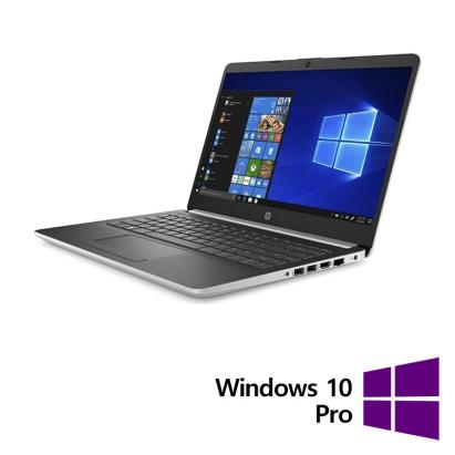 Laptop Refurbished HP 14-DK0357NG, Ryzen 5 3500U 2.10 - 3.70, 8GB DDR4, 128GB SSD + 1TB HDD, Webcam, 14 Inch Full HD, Silver + Windows 10 Pro NewTechnology Media