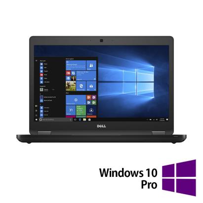 Laptop Refurbished DELL Latitude 5480, Intel Core i5-7200U 2.50GHz, 8GB DDR4, 256GB SSD, 14 Inch, Webcam + Windows 10 Pro NewTechnology Media