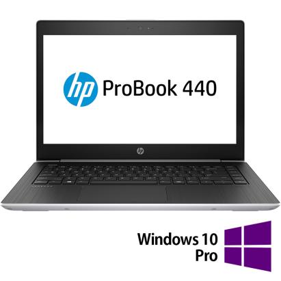 Laptop Refurbished HP ProBook 440 G5, Intel Core i5-8250U 1.60GHz, 8GB DDR4, 256GB SSD, 14 Inch Full HD, Webcam + Windows 10 Pro NewTechnology Media