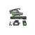 Suflanta aer de gradina 650W cu acumulator 40V/2Ah, viteza 175 km/h, 21000 RPM Cod: DISMZ71 Automotive TrustedCars