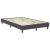 Cadru de pat continental, gri, 120x200 cm, material textil GartenMobel Dekor