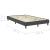 Cadru de pat continental, gri, 120x200 cm, material textil GartenMobel Dekor