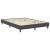 Cadru de pat continental, gri, 140x200 cm, material textil GartenMobel Dekor