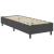Cadru pat continental, gri, 80x200 cm, material textil GartenMobel Dekor