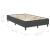 Cadru de pat continental, gri, 120x200 cm, material textil GartenMobel Dekor