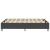 Cadru de pat continental, gri, 140x200 cm, material textil GartenMobel Dekor