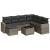 Set canapele de grădină cu perne, 8 piese, gri, poliratan GartenMobel Dekor