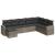 Set canapele de grădină cu perne, 8 piese, gri, poliratan GartenMobel Dekor