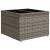 Set mobilier de grădină cu perne, 10 piese, gri, poliratan GartenMobel Dekor