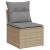 Set canapele de grădină, 7 piese, cu perne, bej, poliratan GartenMobel Dekor
