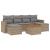 Set canapele de grădină, 7 piese, cu perne, bej, poliratan GartenMobel Dekor