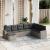 Set canapele de grădină cu perne, 8 piese, gri, poliratan GartenMobel Dekor