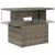 Set mobilier de grădină cu perne, 10 piese, gri, poliratan GartenMobel Dekor