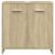 Set mobilier de baie, 4 piese, stejar sonoma, lemn prelucrat GartenMobel Dekor