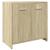Set mobilier de baie, 4 piese, stejar sonoma, lemn prelucrat GartenMobel Dekor