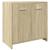Set mobilier de baie, 3 piese, stejar sonoma, lemn prelucrat GartenMobel Dekor