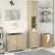 Set mobilier de baie, 3 piese, stejar sonoma, lemn prelucrat GartenMobel Dekor
