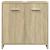 Set mobilier de baie, 4 piese, stejar sonoma, lemn prelucrat GartenMobel Dekor