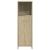 Set mobilier de baie, 4 piese, stejar sonoma, lemn prelucrat GartenMobel Dekor