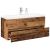 Dulap chiuvetă cu chiuvetă încorporată lemn vechi 101x39,5x49cm GartenMobel Dekor