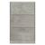 Pantofar, gri beton, 63x24x103 cm, lemn compozit GartenMobel Dekor
