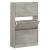 Pantofar, gri beton, 63x24x103 cm, lemn compozit GartenMobel Dekor