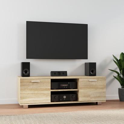 Comodă TV, stejar sonoma, 120x40,5x35 cm, lemn prelucrat GartenMobel Dekor
