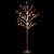 Mesteacăn cu LED, alb, 72 LED-uri alb calde, 150 cm GartenMobel Dekor