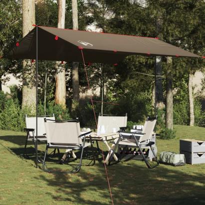 Prelată de camping, maro, 306x306 cm, impermeabilă GartenMobel Dekor