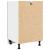 Dulap inferior cu sertar lemn vechi 50x46x81,5cm lemn prelucrat GartenMobel Dekor