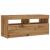 Dulap TV cu LED stejar artizanal 90x35x40 cm lemn prelucrat GartenMobel Dekor