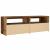 Dulap TV cu lumini LED lemn vechi 120x35x40 cm lemn prelucrat GartenMobel Dekor