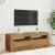 Dulap TV cu LED stejar artizanal 120x35x40 cm lemn prelucrat GartenMobel Dekor