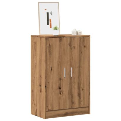 Pantofar, stejar artizanal, 60x35x92 cm lemn prelucrat GartenMobel Dekor