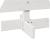 Brad de Crăciun decorativ, alb, 60 cm, lemn de pin masiv GartenMobel Dekor