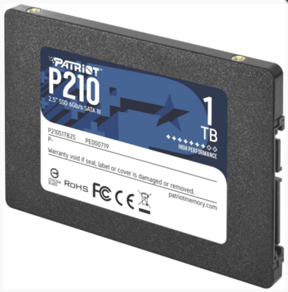 Solid State Drive (SSD) Patriot P210 1TB, 2.5'', SATA III NewTechnology Media