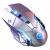 Mouse Nou pentru Gaming, E-Sports A4, 1600dpi, 6 Butoane, RGB, Gri, Wireless NewTechnology Media