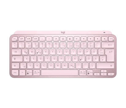 Tastatura Wireless Noua LOGITECH MX Keys Mini, USB, Bluetooth, Layout Germana, Roz NewTechnology Media