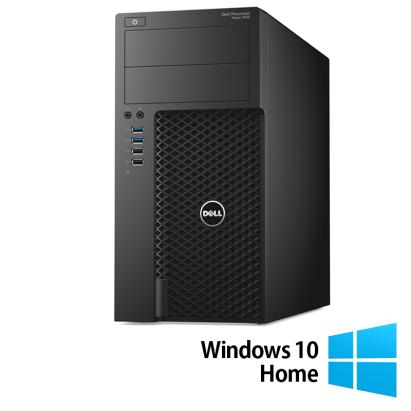 Workstation Refurbished Dell Precision 3620 Tower, Intel Xeon E3-1270 V5 3.60 - 3.90GHz, 16GB DDR4, 256GB NVME + 1TB HDD SATA, Placa video Nvidia M2000/4GB + Windows 10 Home NewTechnology Media