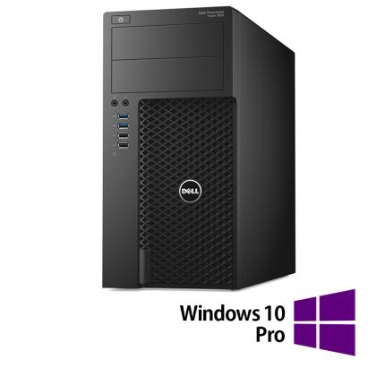 Workstation Refurbished Dell Precision 3620 Tower, Intel Xeon E3-1270 V5 3.60 - 3.90GHz, 16GB DDR4, 256GB NVME + 1TB HDD SATA, Placa video Nvidia M2000/4GB + Windows 10 Pro NewTechnology Media