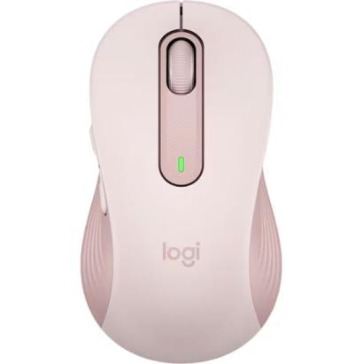 Mouse Wireless Nou LOGITECH Signature M650 Large, Dual Mode, 2000 dpi, Bluetooth, Roz NewTechnology Media